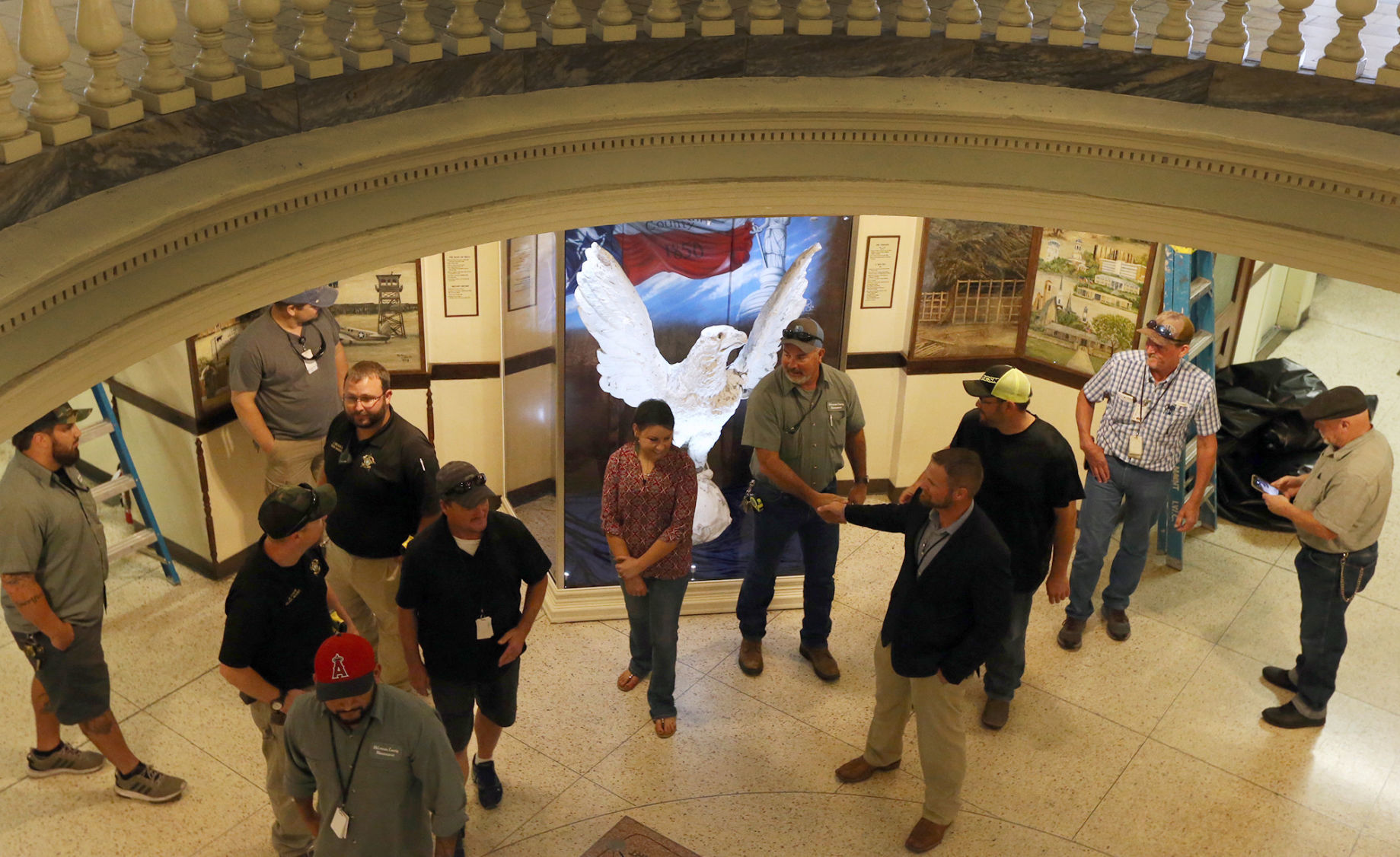 Courthouse eagle